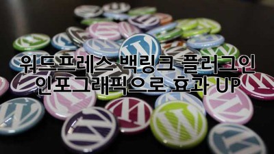 워드프레스 백링크 플러그인: 인포그래픽으로 효과 UP!